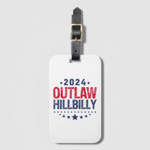 Trump Vance 2024 Utanför Lagen Hillbilly Amerikans Bagagebricka