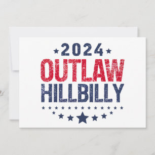 Trump Vance 2024 Utanför Lagen Hillbilly Amerikans Inbjudningar
