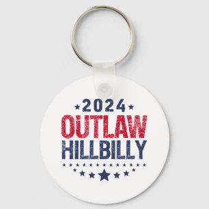 Trump Vance 2024 Utanför Lagen Hillbilly Amerikans Nyckelring