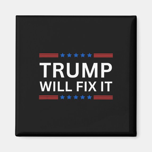 Trump Vance 2025 års val kommer att fixa det  Magnet (Framsidan)
