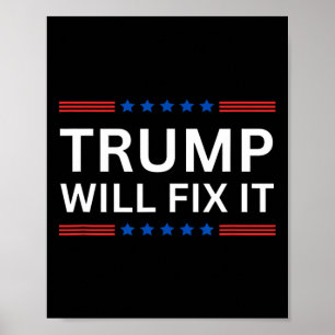 Trump Vance 2025 års val kommer att fixa det Poster