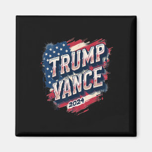 Trump Vance 2025 Retro Rand Trump Jd Vance  Magnet