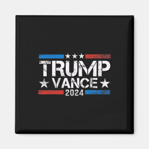 Trump Vance 2025 Retro Randig Trump Jd Vance 1 Magnet