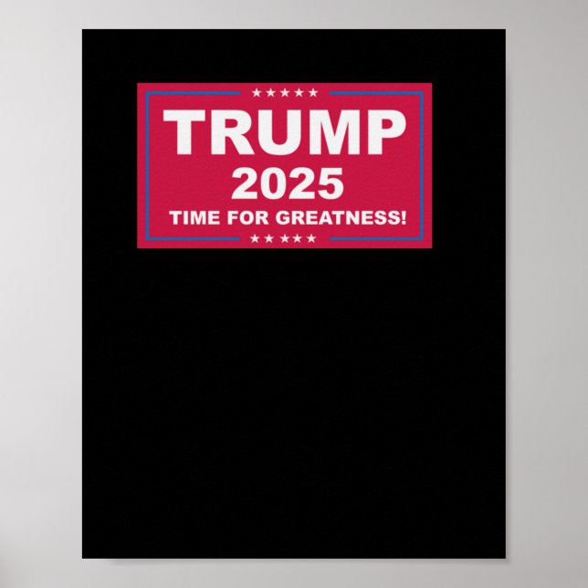 Trump Vance 2025 Time for Greatness () Poster (Framsidan)