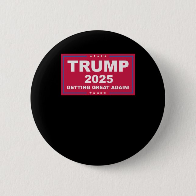 Trump Vance 2025 - Underbar igen () Knapp (Framsida)