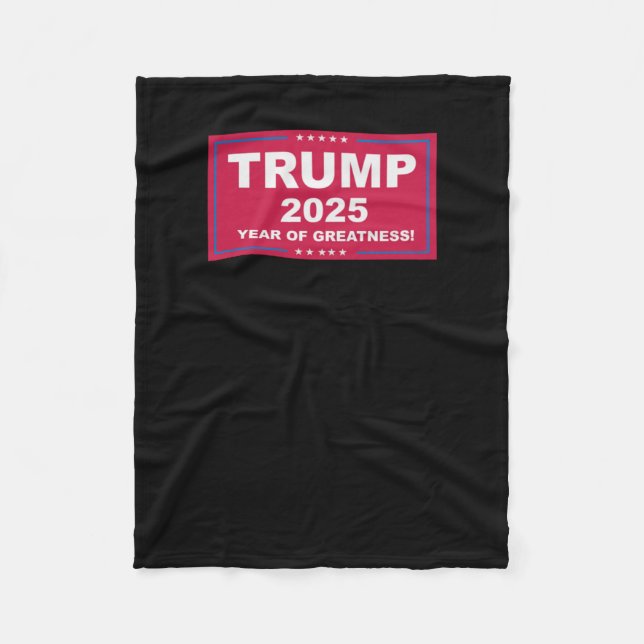 Trump Vance 2025 Year of Greatness () Fleecefilt (Framsidan)