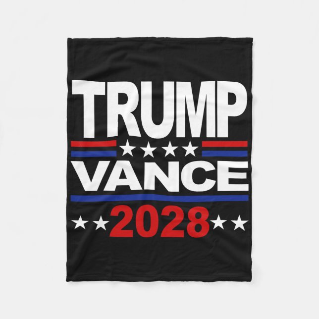 Trump Vance 2028 Republican Third Term President Fleecefilt (Framsidan)