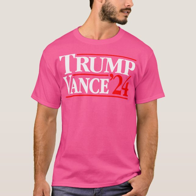 Trump Vance '24 T Shirt (Framsida)
