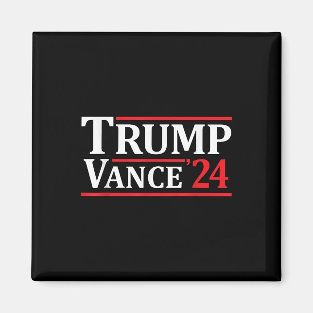 Trump Vance 24 Trump 2024  Magnet (Framsidan)