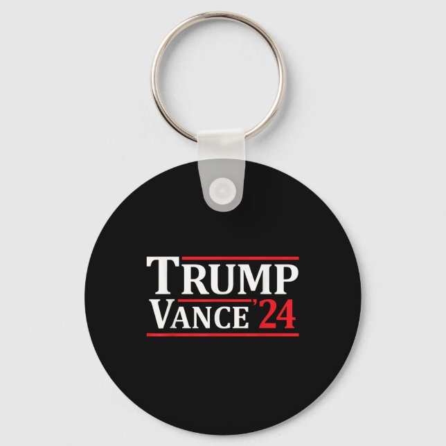 Trump Vance 24 Trump 2024 Nyckelring (Framsida)
