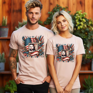 Trump & Vance 4:e juli självständighetsdag T Shirt