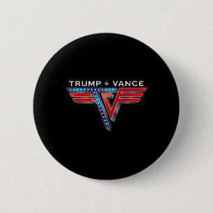 Trump Vance Amerika Trump Vi Vann Vinningar Invign Knapp