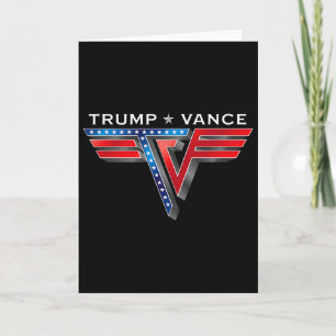 Trump Vance Amerika Trump Vi Vann Vinningar Invign Kort