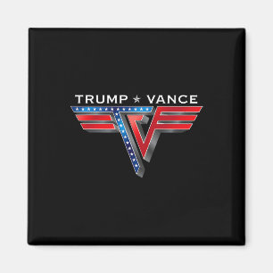 Trump Vance Amerika Trump Vi Vann Vinningar Invign Magnet