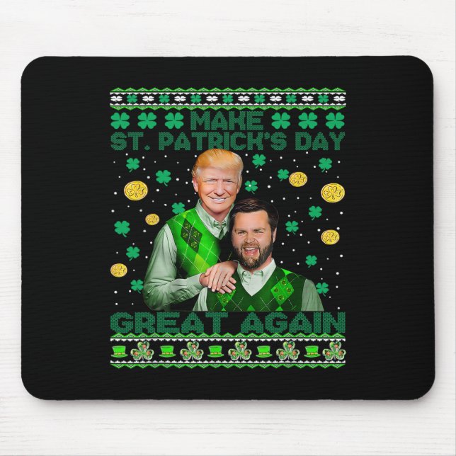 Trump Vance Brothers Funny St patrick's day Ugly S Musmatta (Framsidan)