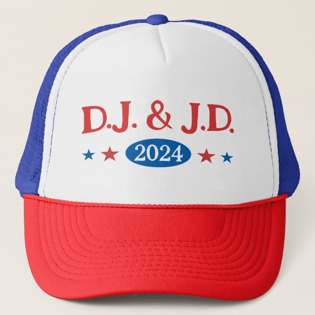 Trump Vance DJ JD 2024 Keps (Framsida)