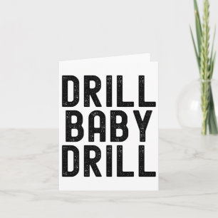 Trump Vance Drill Byby Trump-ordförande Kort