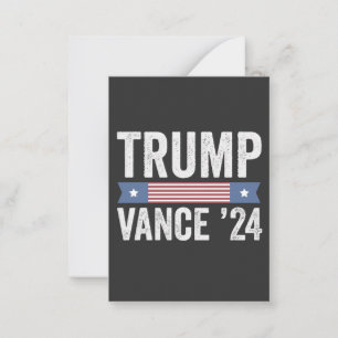 Trump Vance Election Fulständig Jultröja Anteckningskort