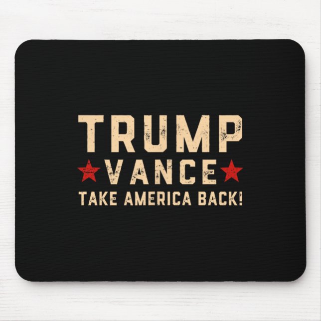Trump Vance (front and Byck) Det tar en felon Musmatta (Framsidan)
