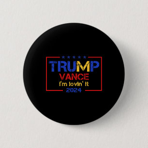 Trump Vance I'm Lovin It 2025 Roligt Citat T Knapp