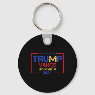 Trump Vance I'm Lovin It 2025 Roligt Citat T Nyckelring