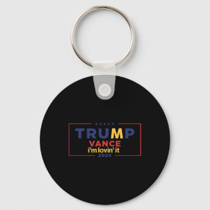 Trump Vance I'm Lovin It 2025 Roligt Citat T Nyckelring