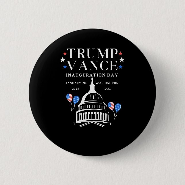 Trump Vance Inauguration Day Knapp (Framsida)