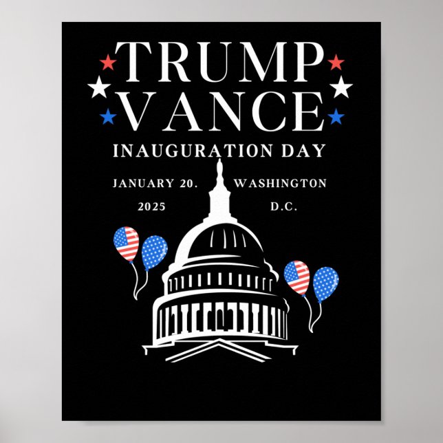 Trump Vance Inauguration Day Poster (Framsidan)