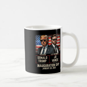 Trump Vance invigningsdag 2025 Donald Trump Jd Kaffemugg