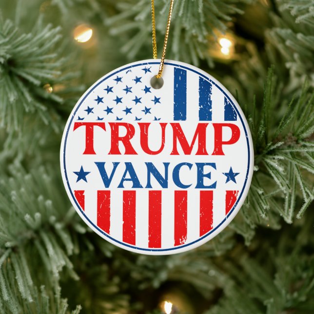 Trump Vance Julgransprydnad Keramik (Träd)