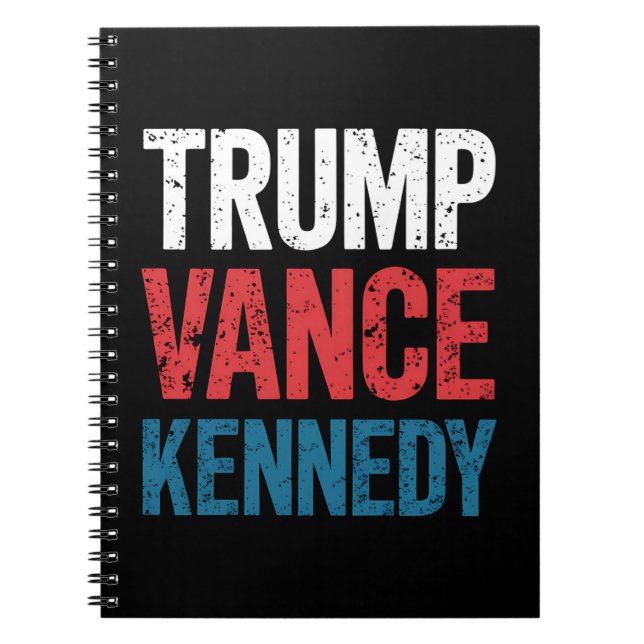 Trump Vance Kennedy 2024 Val Anteckningsbok (Framsidan)