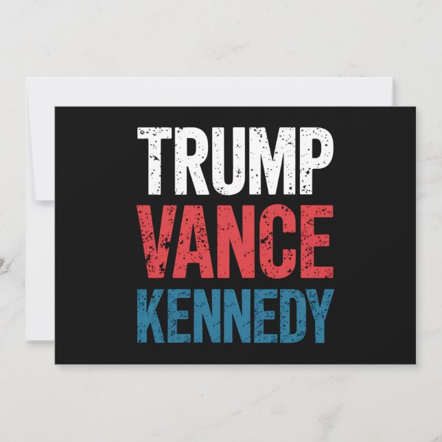 Trump Vance Kennedy 2024 Valet Inbjudningar (Framsida)