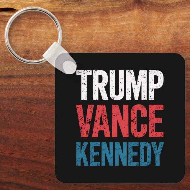 Trump Vance Kennedy 2024 Valet Nyckelring (Framsida)