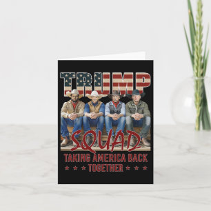 Trump Vance Kennedy Elon Squad som tar America Byc Kort