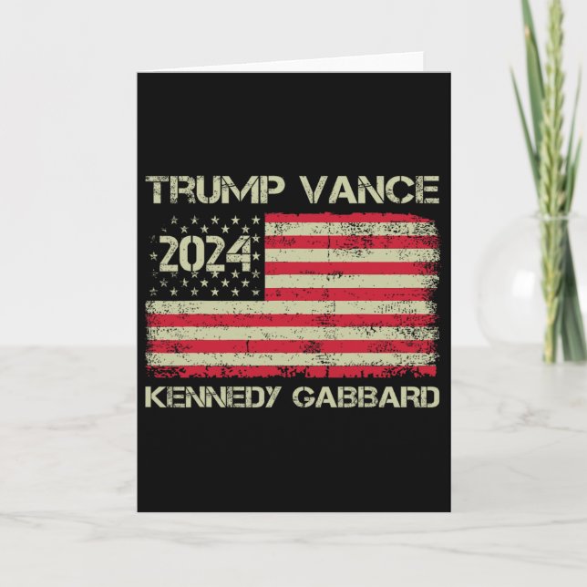 Trump Vance Kennedy Gabbyrd Schackmatt Ta Amerika Kort (Framsida)