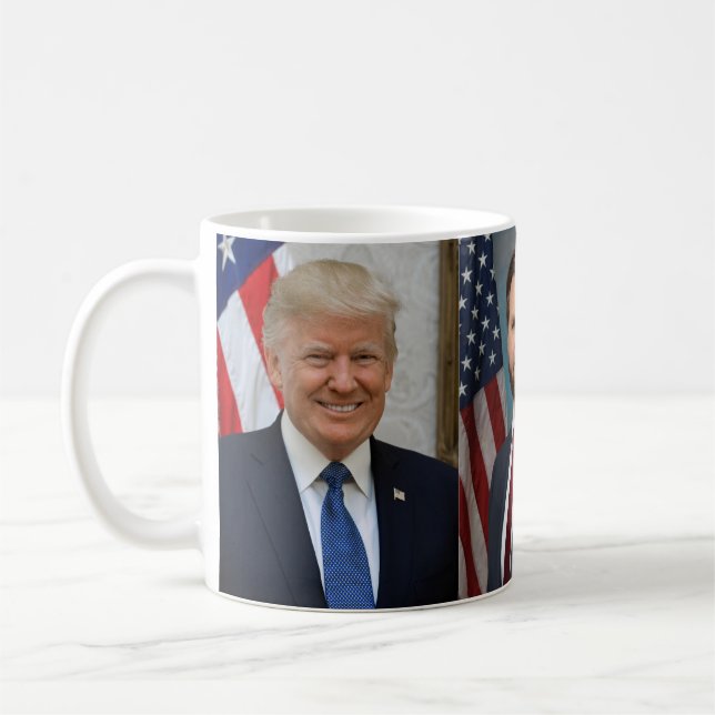 Trump Vance Kennedy Kaffemugg (Vänster)