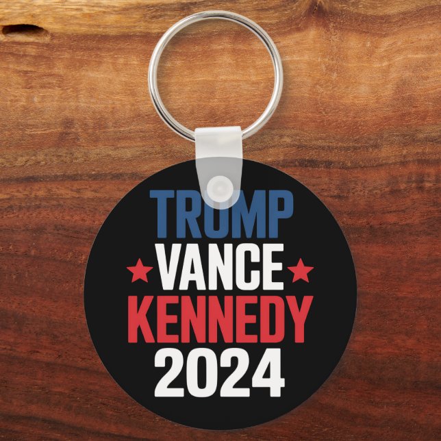 Trump Vance Kennedy President 2024 Val Nyckelring (Framsida)