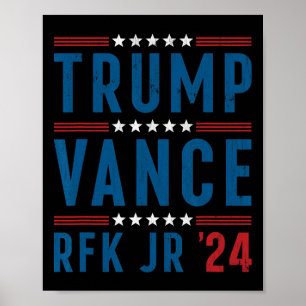 Trump Vance Kennedy Presidentval Republikansk  Poster