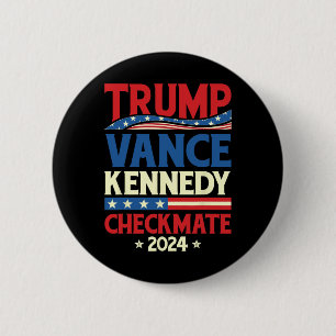 Trump Vance Kennedy Schackmatt 2025 Val Republikan Knapp