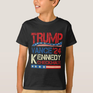 Trump Vance Kennedy Schackmatt 2025 Val Republikan T Shirt
