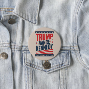 Trump Vance Kennedy Ta Amerika Tillbaka 2024 Knapp