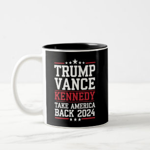 Trump Vance Kennedy Ta Amerika Tillbaka Igen Två-Tonad Mugg