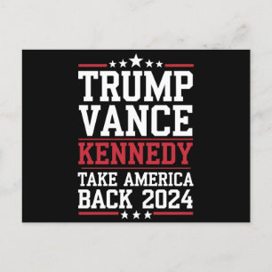 Trump Vance Kennedy Ta Amerika Tillbaka Igen Vykort