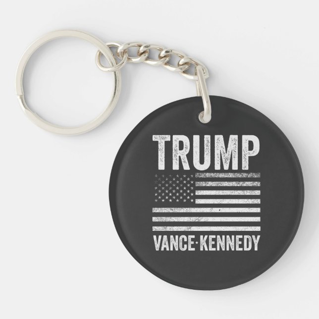 Trump Vance Kennedy Val 2024 American Flagga (Framsidan)