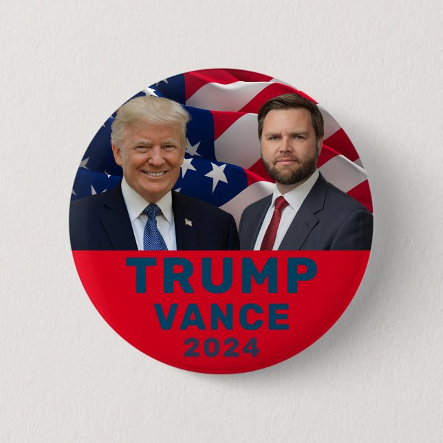 Trump Vance  Knapp (Framsida)
