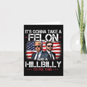 Trump Vance kommer att ta en feon och en Hillbilly Kort