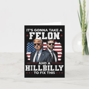 Trump Vance kommer att ta en feon och en Hillbilly Kort
