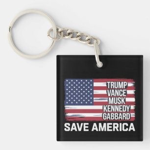 Trump Vance Musk Kennedy Gabbard 2024 Rädda Amerik