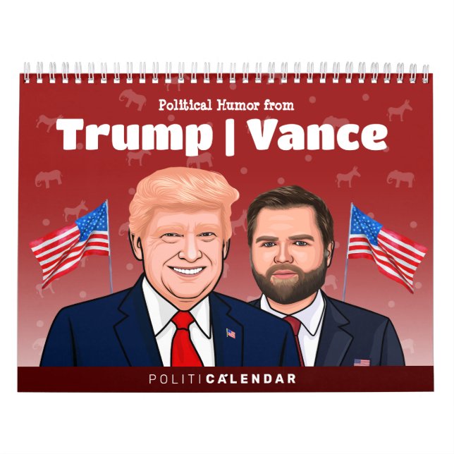 TRUMP VANCE Politisk humor Kalender (Omslag)