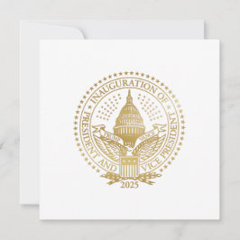 Trump Vance President Inaugural Logotyp Inaugurati Inbjudningar